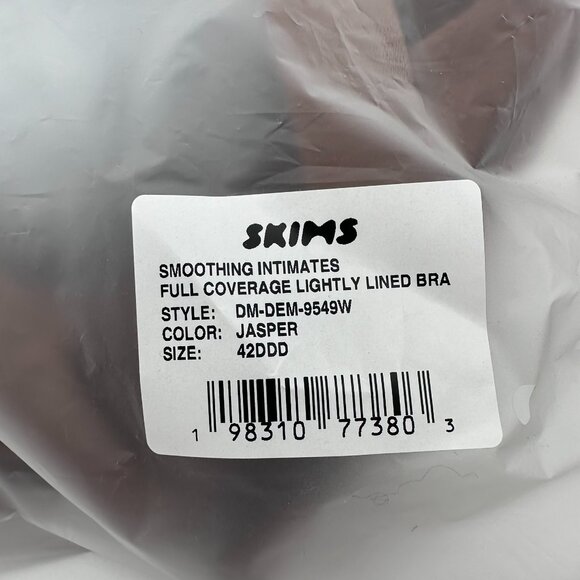 SKIMS Smoothing Intimates Full Coverage Lightly Lined Bra, Size 42DDD, Jasper - Picture 9 of 11